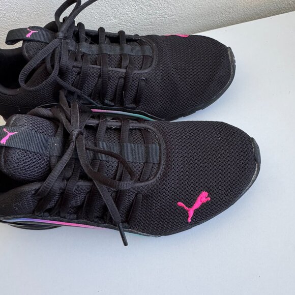 PUMA Black Rainbow Gradient Sneakers Women’s 9.5 (EUR 40.5) - Picture 2 of 9